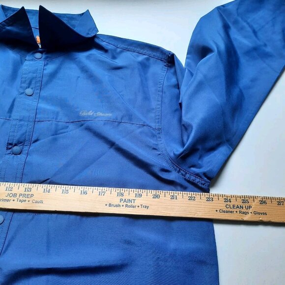 Field‎ & Stream Shirt Mens Medium Blue Technical Performance Snap Up Hiking - Picture 8 of 11